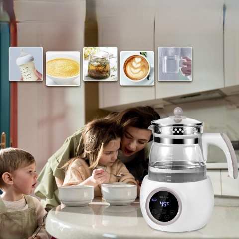 SEJOY CZAJNIK PODGRZEWACZ ELEKTRYCZNY BABY KETTLE DO MLEKA I POSIŁKÓW 1,2 L