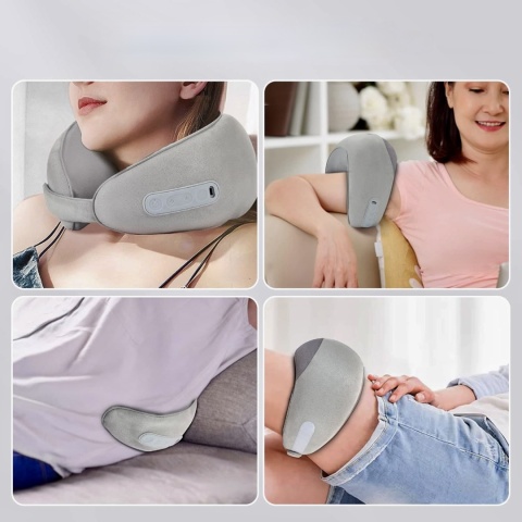 SHIATSU CONQUECO MASAŻER PODUSZKA DO KARKU SZYJA Z FUNKCJĄ PODGRZEWANIA