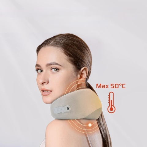 SHIATSU CONQUECO MASAŻER PODUSZKA DO KARKU SZYJA Z FUNKCJĄ PODGRZEWANIA