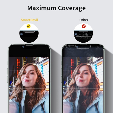 SMARTDEVIL 3 SZTUKI FOLII OCHRONNEJ DO IPHONE 14 PRO SZKŁO OCHRONNE
