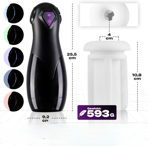 Sky No. 9 WIBRATOR MASTURBATOR dla mężczyzn zabawka 9 trybów wibracji