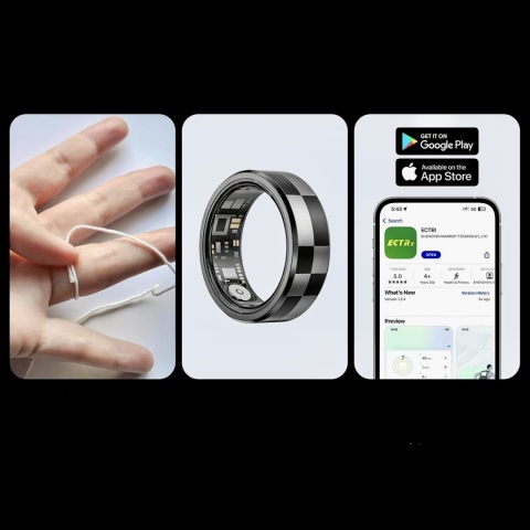 Smart Ring Pierścień Monitor Aktywności Mingtawn Smartring Wodoodporny