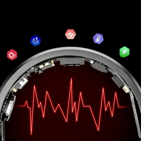 Smart Ring Pierścień Monitor Aktywności Mingtawn Smartring Wodoodporny