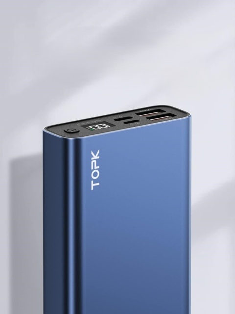 TOPK POWERBANK 20000MAH SZYBKA PRZENOŚNA ŁADOWARKA USB C 20W LED WYŚWIETLACZ