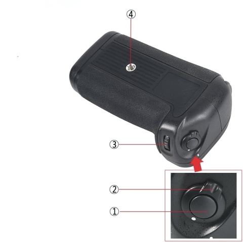 Uchwyt Na Baterię Pionowy DSTE MB-D11 Do Lustrzanki Cyfrowej Nikon D7000