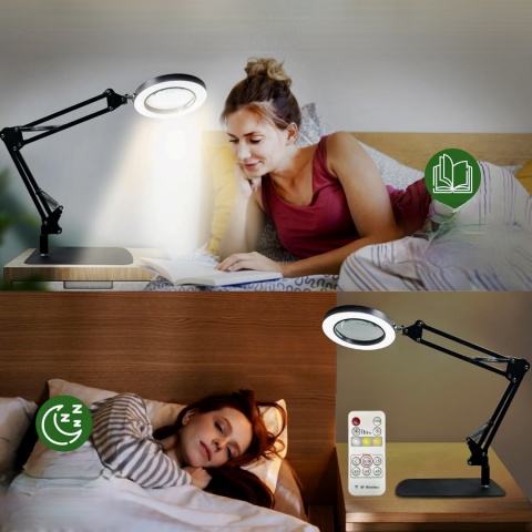 ZABOUL LAMPA LED ZE SZKŁEM POWIĘKSZAJĄCYM 10X PORZĄDNA