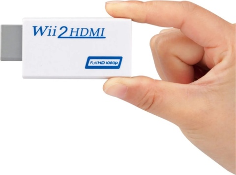 Adapter Konwerter Przejściówka Wii do HDMI do wideo 1080p z dźwiękiem 3,5mm