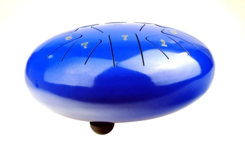 BĘBEN ETERYCZNY DESZCZOWY HANDPAN HLURU TOY8-6-SKYBLUE TONGUE