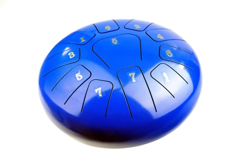 BĘBEN ETERYCZNY DESZCZOWY HANDPAN HLURU TOY8-6-SKYBLUE TONGUE