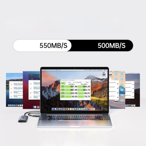 Dysk SSD Zewnętrzny SSK SD450 512 GB USB-C USB 3.2 Gen2 550 MB/s