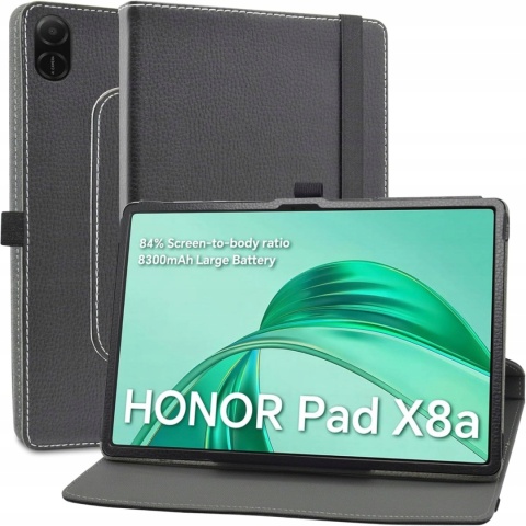 Etui z klapką MAMA MOUTH do Honor X8a czarny