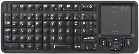 Klawiatura Mini Bluetooth Rii K06 2,4 GHz Touchpad Podświetlana