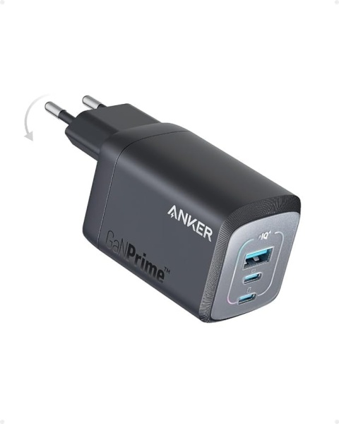 ŁADOWARKA SIECIOWA ANKER PRIME 100W GaN WALL CHARGER 3 PORTOWA PREMIUM