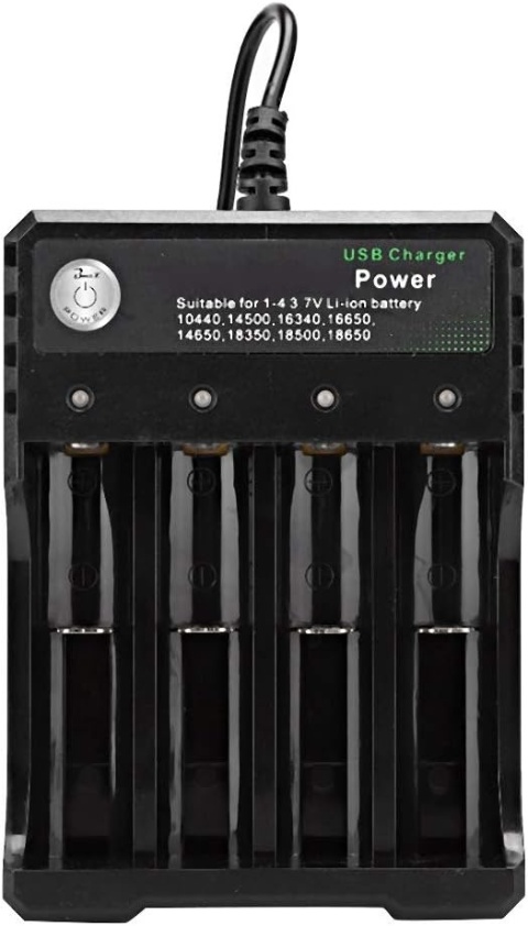 Ładowarka USB Do Akumulatorów 18650 4 Gniazda Li-Ion Smart