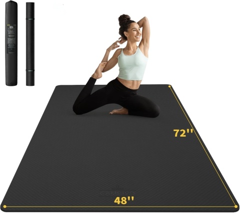 MATA DO ĆWICZEŃ TRENINGU JOGI FITNESS GIMNASTYCZNA CAMBIVO DUŻA 183x122 cm