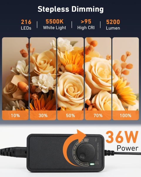 Namiot bezcieniowy DUCLUS studio fotograficzne LED Pudełko do zdjęć 50x50cm