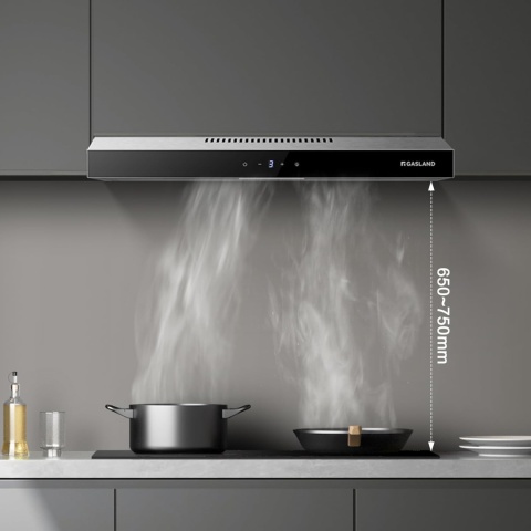 Okap kuchenny Gasland SR60SS Chef stal nierdzewna 60 cm 202 m³/h 3 stopnie
