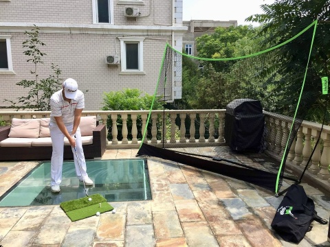 Siatka Treningowa do Gry w Golfa SteadyDoggie Z Torbą Profesjonalny Zestaw