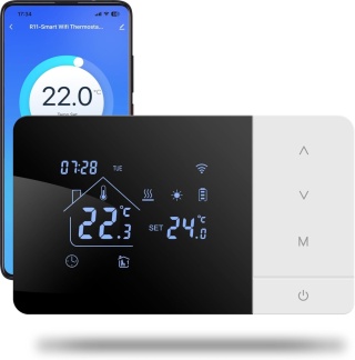 Termostat WiFi Do Kotła Gazowego BEOK Controls Programowalny Sterowanie