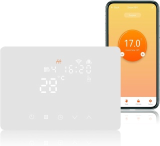 Termostat WiFi Ketotek Do Kotła Ogrzewania Podłogowego Tuya Inteligentny